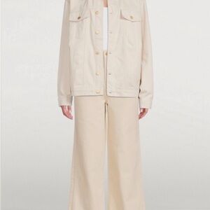 Triarchy Denim Cream Jacket and Pants Set Retails $880